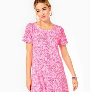 EUC Lilly Pulitzer Cody TShirt Dress Pink Shandy
